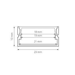Профиль с рассеивателем Lightstar Profiled 419211