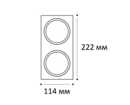 Рамка Italline IT08-8034 black