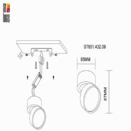 Светодиодный спот ST Luce ST651.432.09