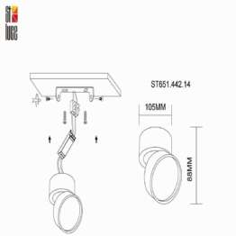 Светодиодный спот ST Luce ST651.442.14