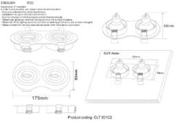 Встраиваемый светильник Crystal Lux CLT 001C2 WH