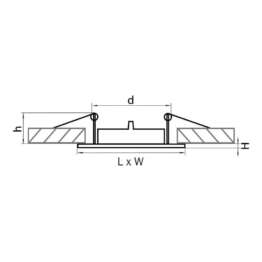 Встраиваемый светильник Lightstar Lega16 011941