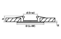 Встраиваемый светодиодный светильник Lightstar Zocco 223122