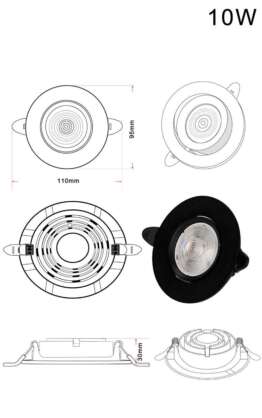 Встраиваемый светодиодный светильник Zortes RAIZ ZRS.57795.5