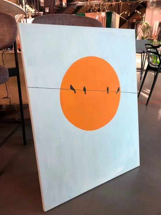 Картина акрил на холсте “Sunset”