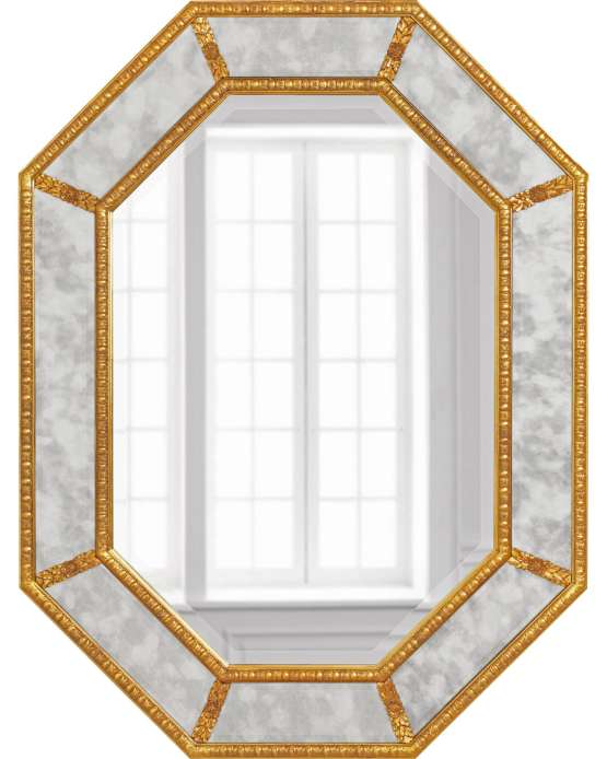 Зеркало “Ньюпорт” 19C. Gold/02