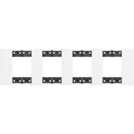 BticinoLivingNow – Декоративная рамка 4 поста (2+2+2+2М) цвет белый