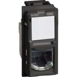 BticinoLivingNow – Розетка компьютерная RJ45 cat5e UTP 1М цвет черный