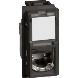 BticinoLivingNow – Розетка компьютерная RJ45 cat6a UTP 1М цвет черный