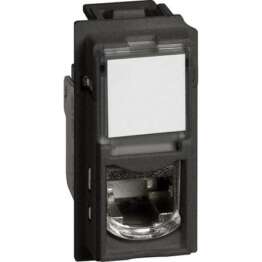 BticinoLivingNow – Розетка компьютерная RJ45 cat6a STP 1М цвет черный