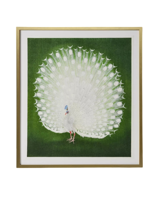 Интерьерный постер “White Peacock”