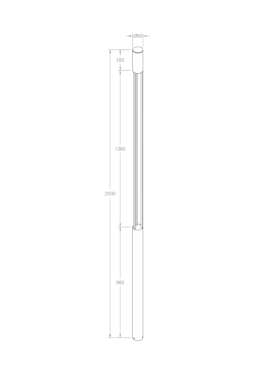 Садово-парковый светильник Outdoor O427FL-L30GF3K
