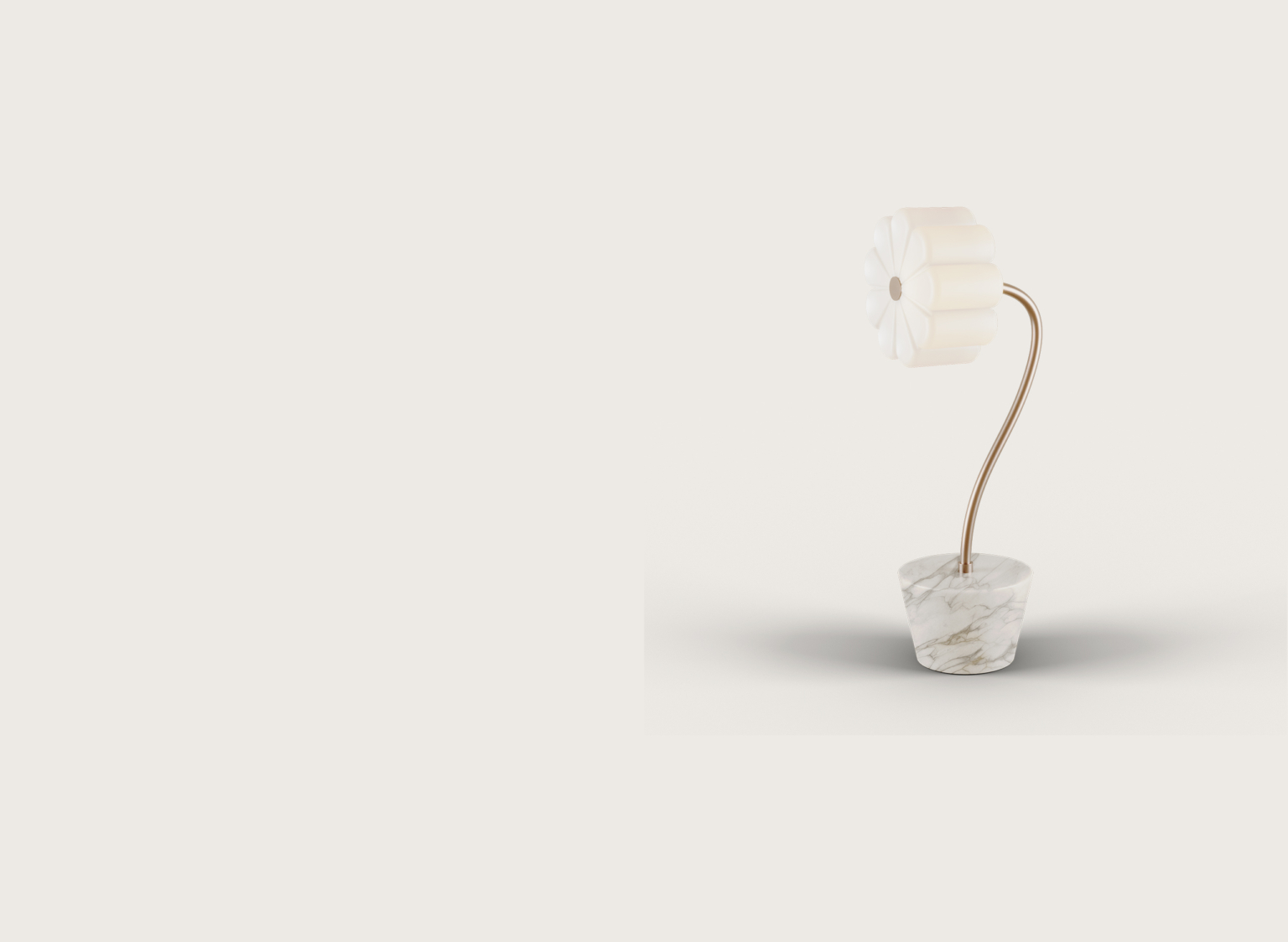 Aromas S1339 FLOW золото напольный светильник