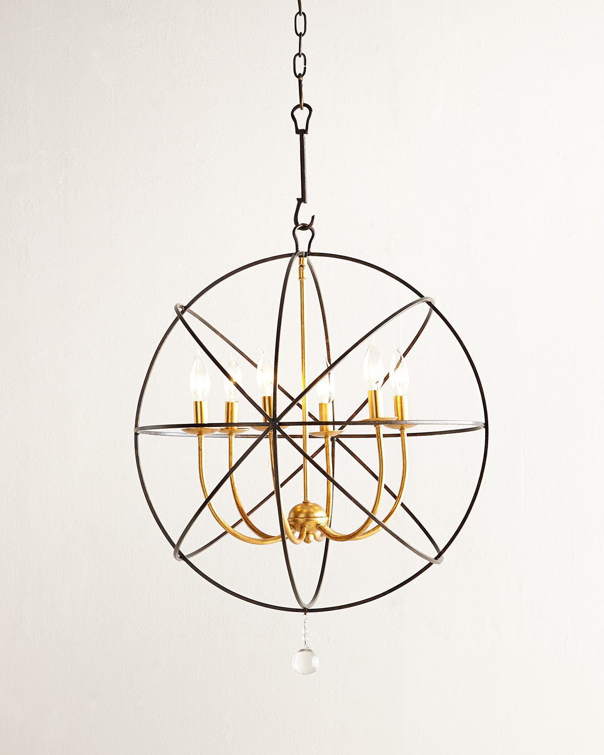 Люстра “Сиера” black/gold