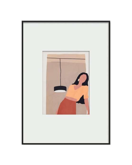 Интерьерный жикле “Leaning woman”