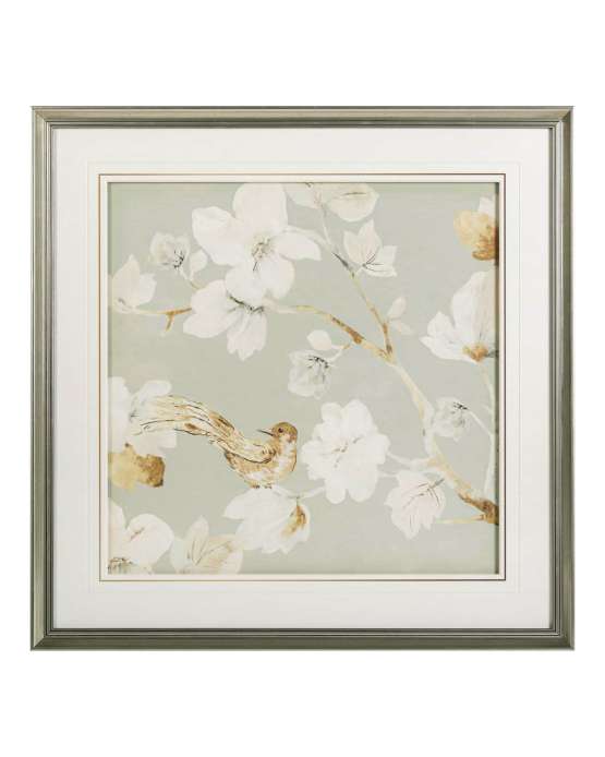 Постер в раме “Birds and flowers – II”