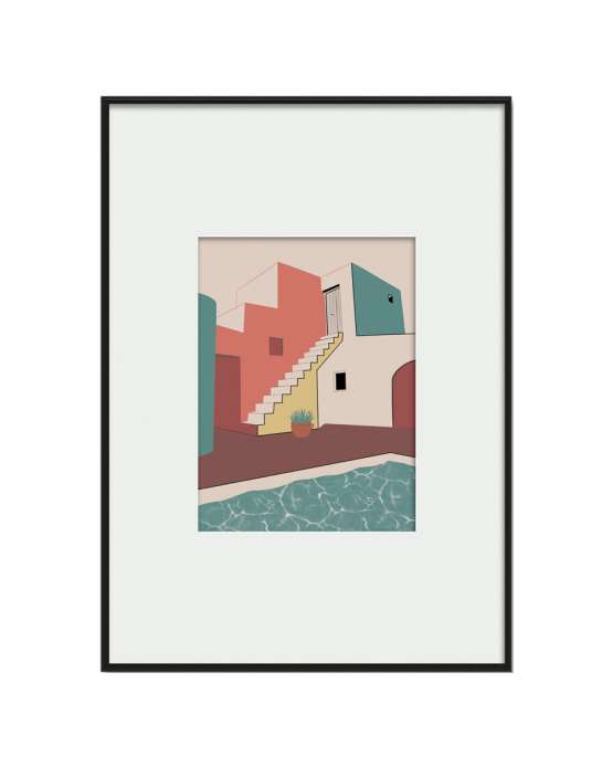 Интерьерный постер “Santorini”