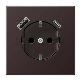 Розетка SCHUKO® с USB-интерфейсом, AL1520-15CAD-L