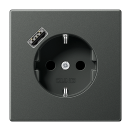 SCHUKO® socket with USB charger AL1520-18AAN