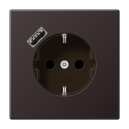 SCHUKO® socket with USB charger, AL1520-18AD