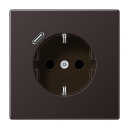 SCHUKO® socket with USB charger, AL1520-18CD