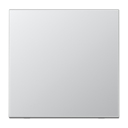 Накладка на кнопку, 1 группа, aluminium AlMg1, Серия LS, алюминий  AL1700