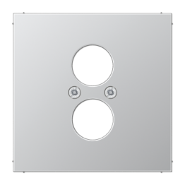 Kрышка for 2 circular electrical connectors up to 18.5 mm Ø 2 группы, Серия LS, алюминий AL2962-2