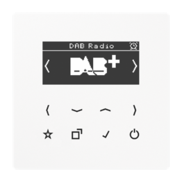 DABLSWW Смарт радио DAB+ с сенсорным нажатием – LS (белый)