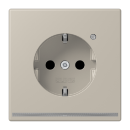 ES1520-OLNW SCHUKO®-розетка 16 A / 250 B ~  JUNG LS 990 нержавеющая сталь