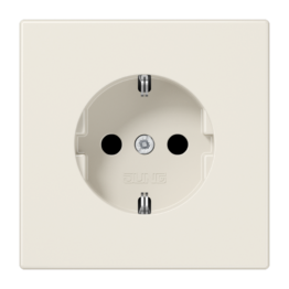 LS1520KI Розетка SCHUKO® 16A со шторками – LS (слоновая кость)