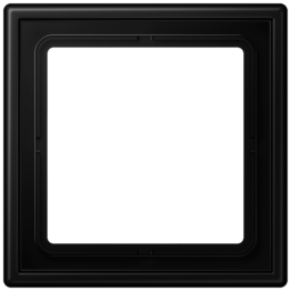 Рамка 1-кратная – LS 990 (черный матовый)