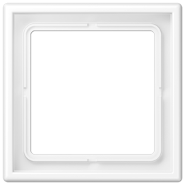 Рамка 1-кратная – LS 990 (белый матовый)