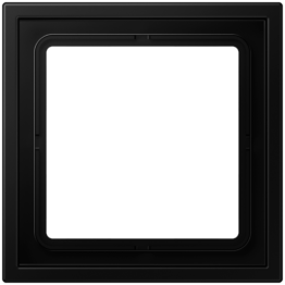 Рамка 1-кратная – LS 990 (черный матовый) термопласт