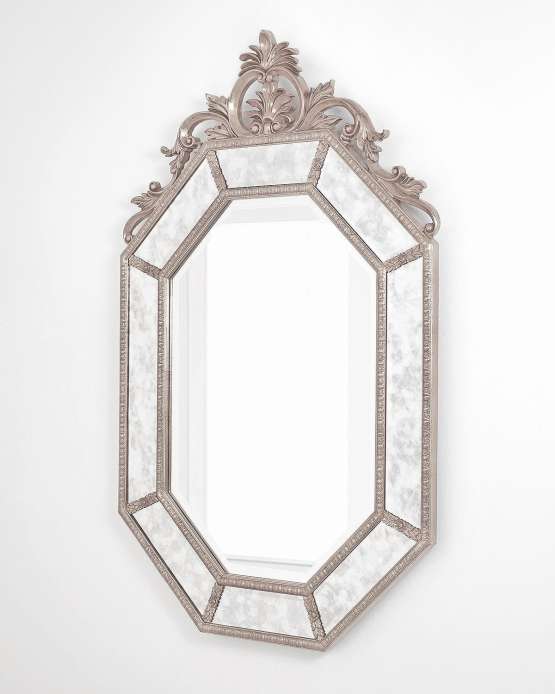 Зеркало в раме “Лидс” Florentine Silver/19
