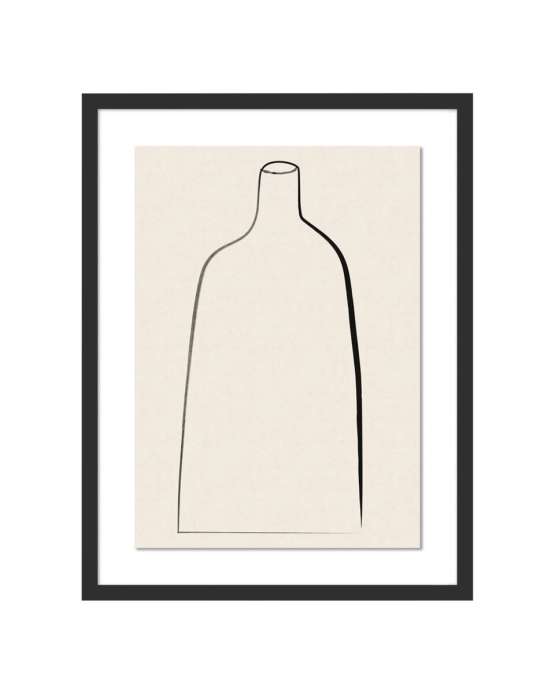 Постер “Minimal Vase” в чёрной раме — изображение 2