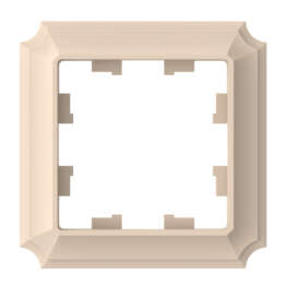 ATLASDESIGN ANTIQUE 1-постовая РАМКА, ПЕСОЧНЫЙ