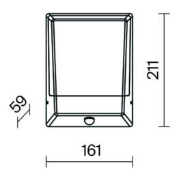Настенный светильник (бра) Outdoor O448WL-L9GF3KSR