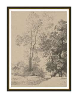 Постер в винтажном стиле “Pastoral Sketch”