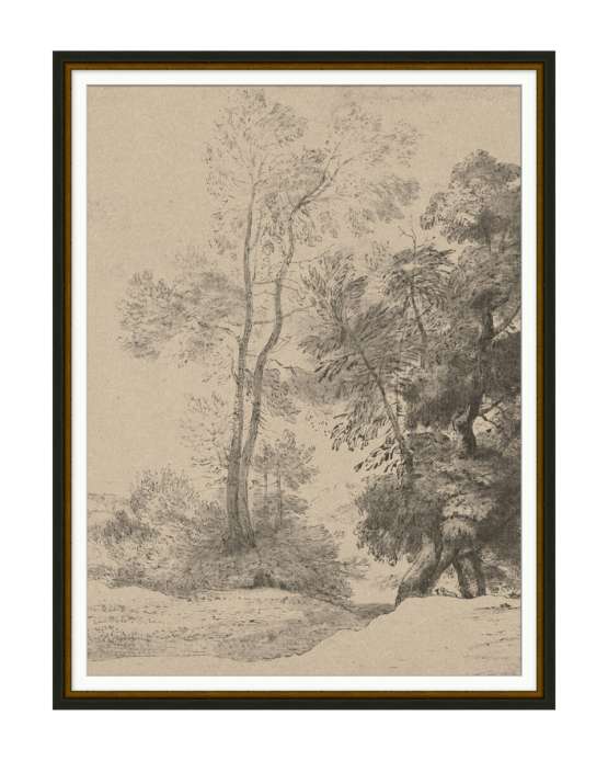 Постер в винтажном стиле “Pastoral Sketch”