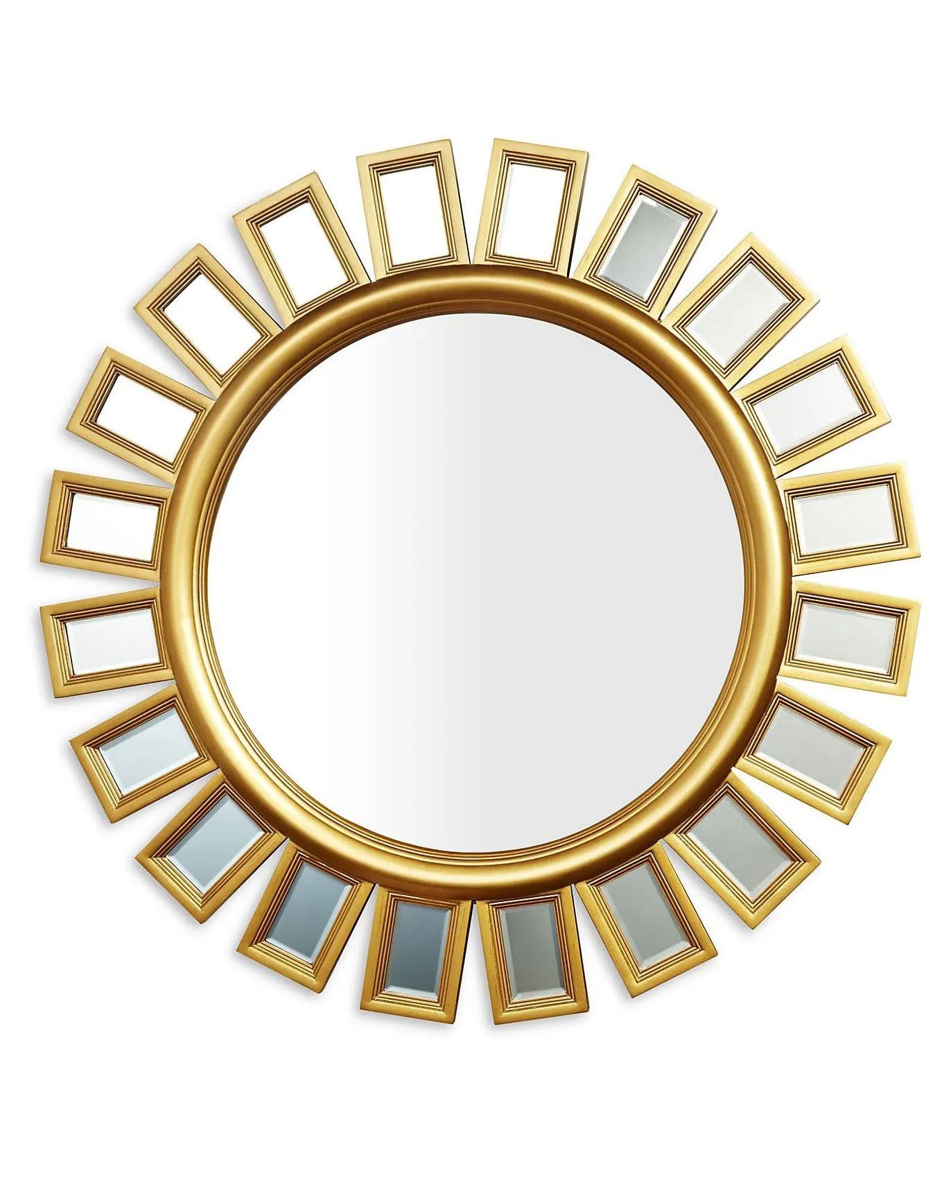 Зеркало в круглой раме “Эштон” Gold