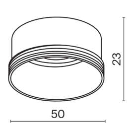 Комплектующие для светильника Technical RingM-12-W