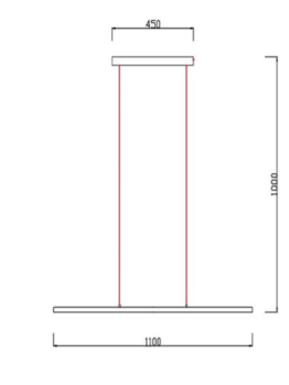 Светильник подвесной RALIO LED 22W 3200K SL1580.203.01