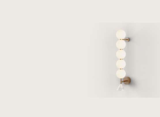 Aromas A1335/5 SOKO L золото настенный светильник