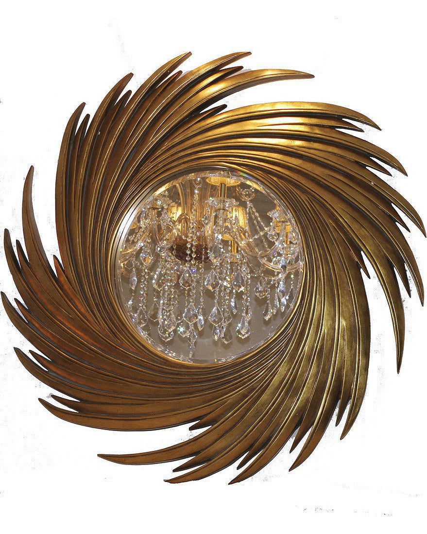 Зеркало в раме “Свирл” 20C. Gold/08