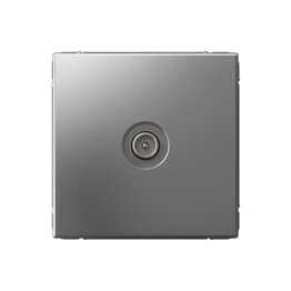 ARTGALLERY TV РОЗЕТКА проходная 4DB, механизм, СТАЛЬ