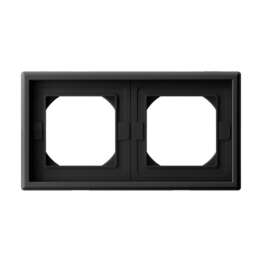 ARTGALLERY 2-постовая РАМКА IP44,  КАРБОН