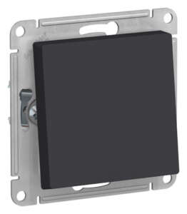 ATLASDESIGN AQUA 1-клавишный ПЕРЕКЛЮЧАТЕЛЬ, IP44, сх.6, 10АХ, механизм, КАРБОН