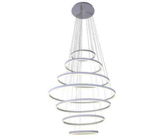 08537,01 Люстра димм.Тор белый Led 284W