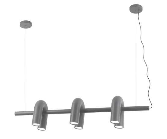 08465-3A,16 Подвес Канти серый Led 36W