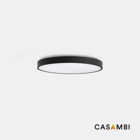 Потолочный светильник Domio TW Ш600 33W черный MICROPRISMA CASAMBI